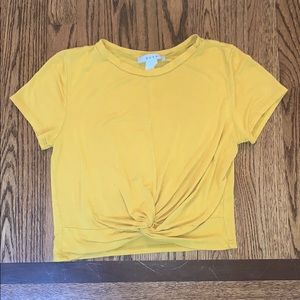 Yellow Crop Top